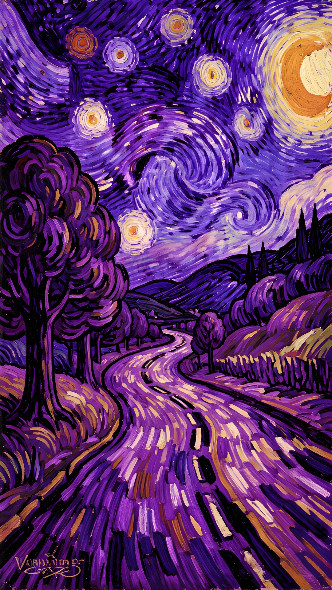 Purple Road Vibes
