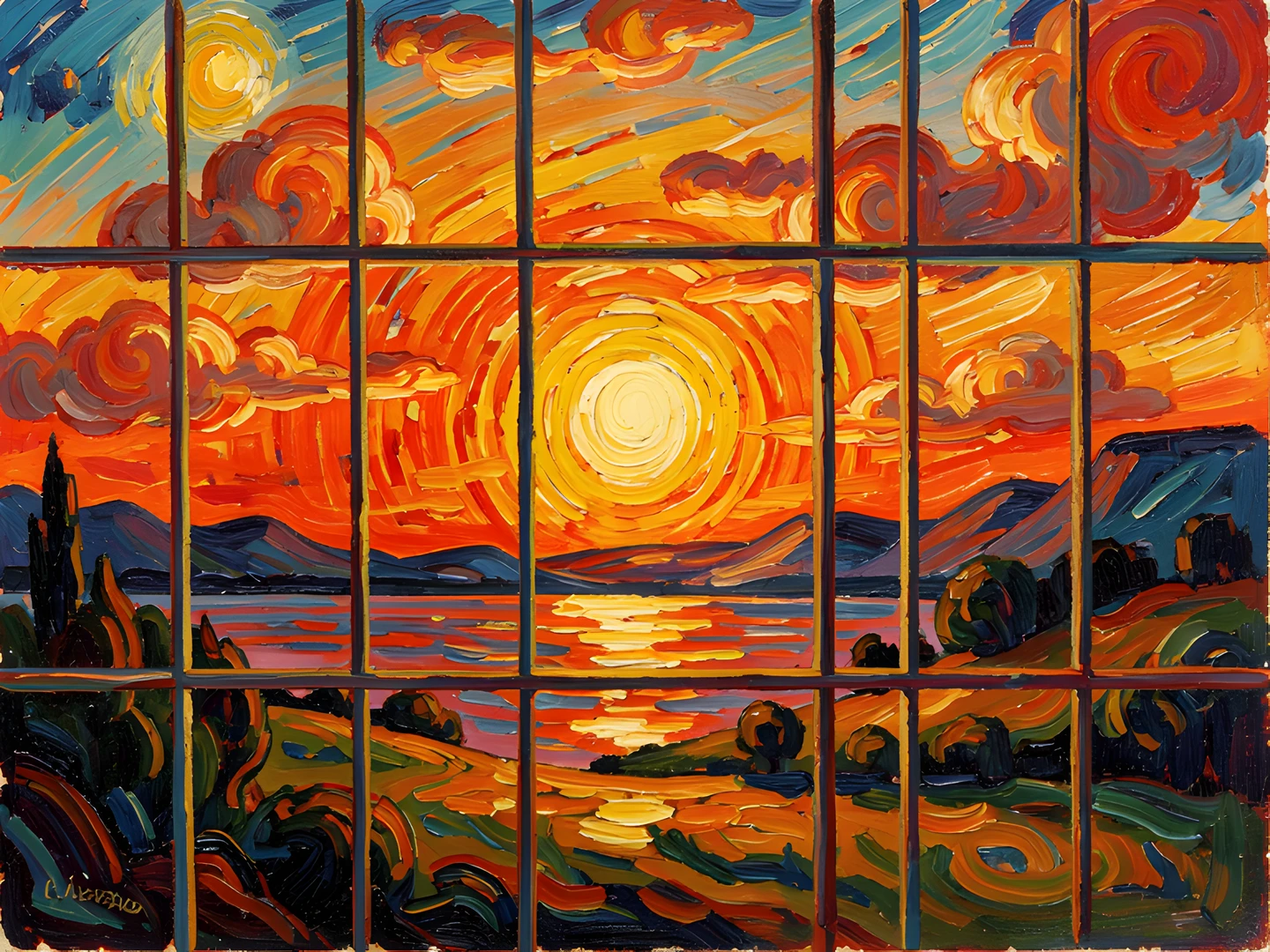 Impressionist Sunset
