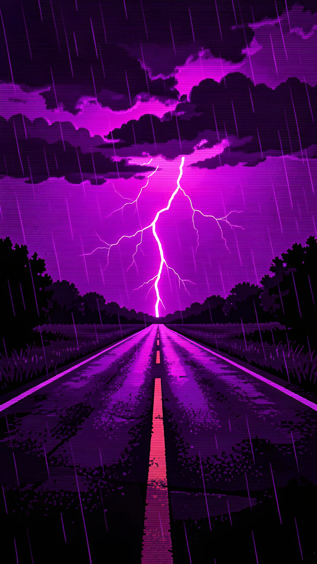 Purple Neon Highway