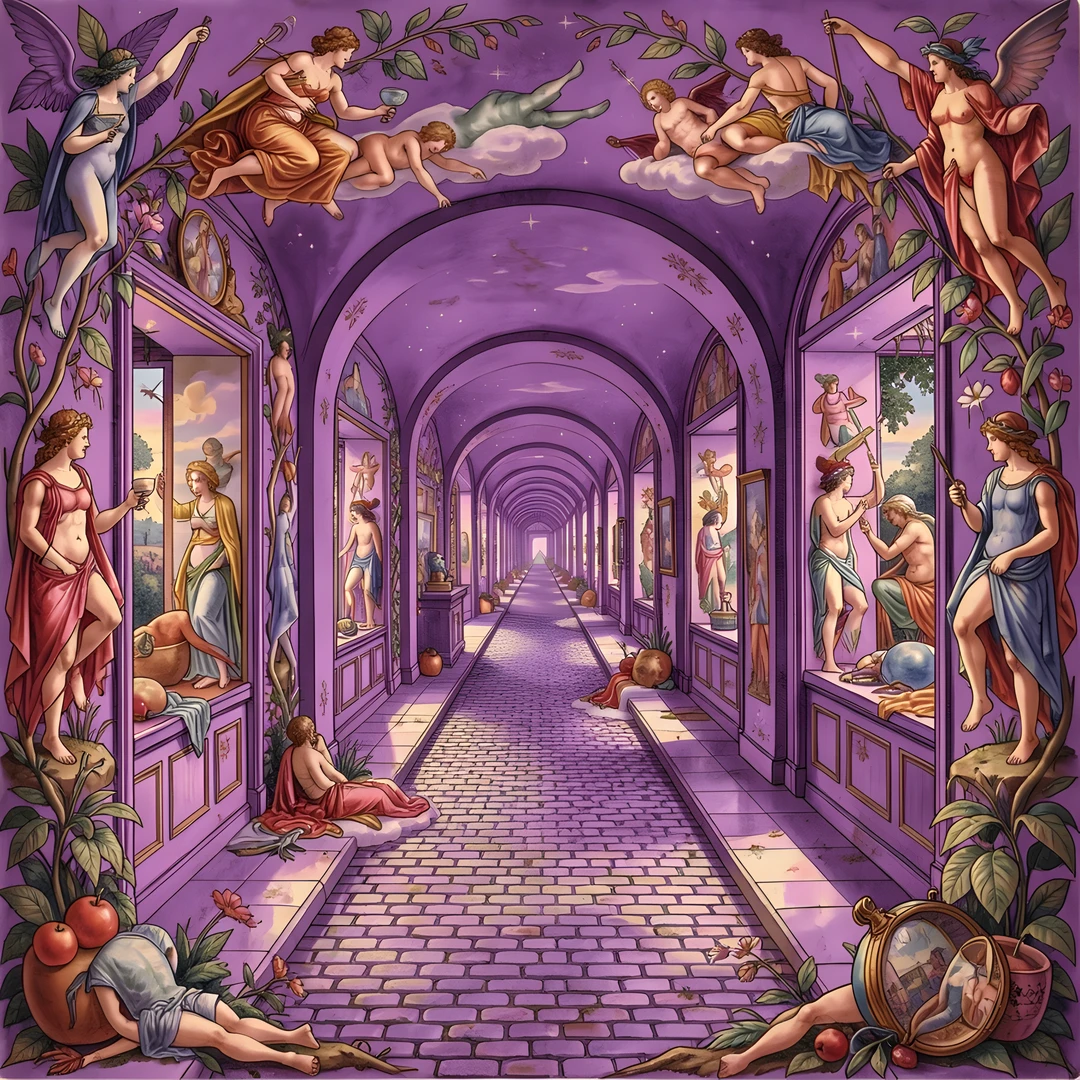 Purple Retro Highway