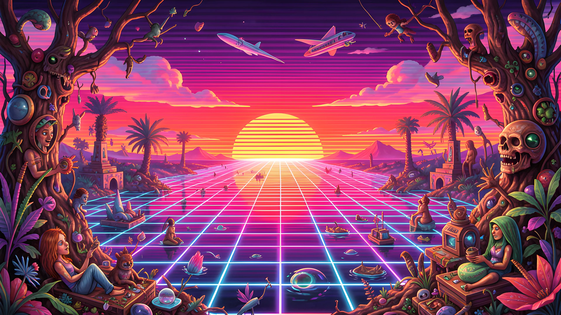 Neon Cityscape