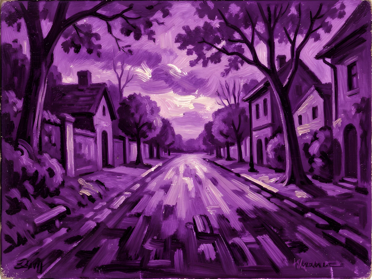 Purple Sunset Dreams