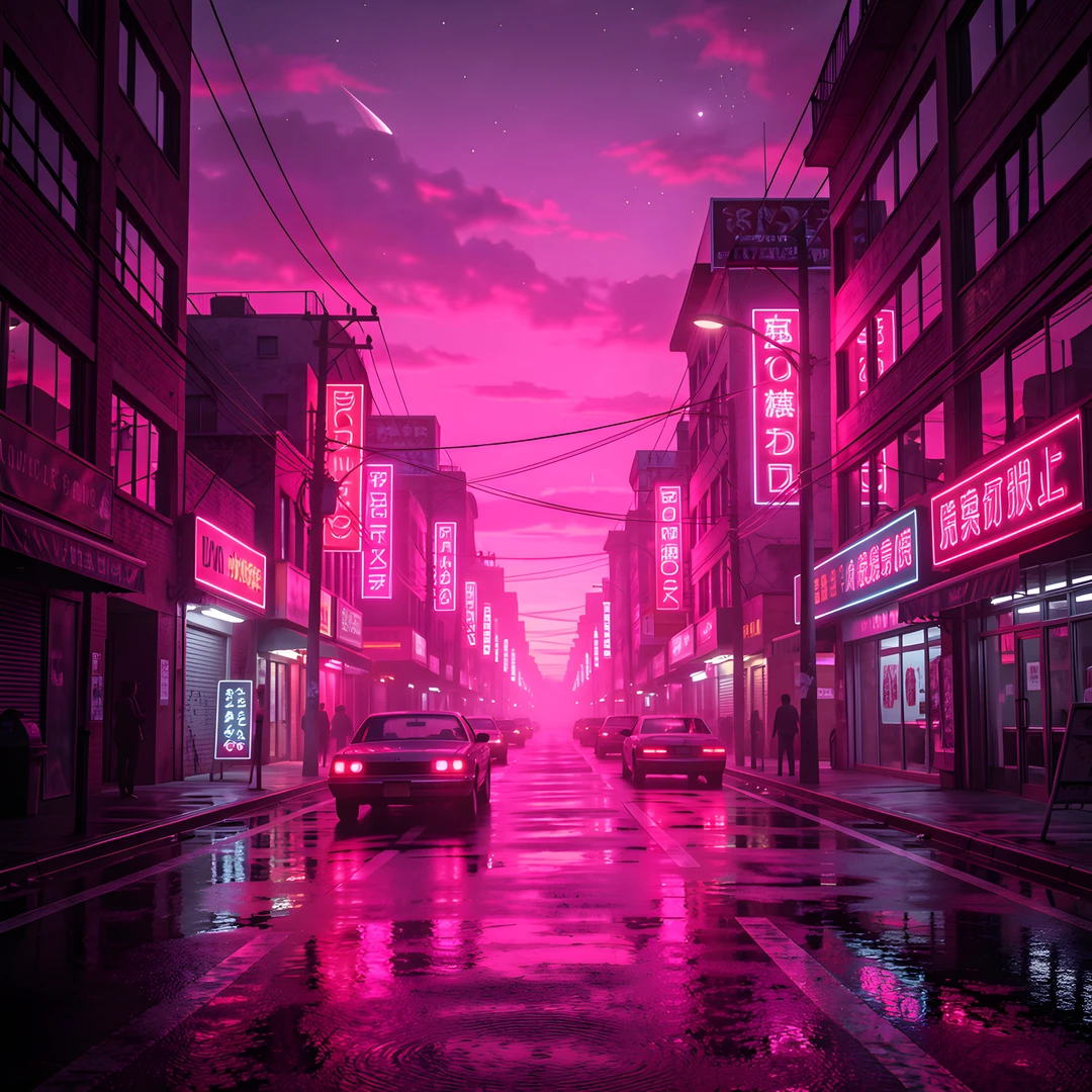 Neon Cityscape