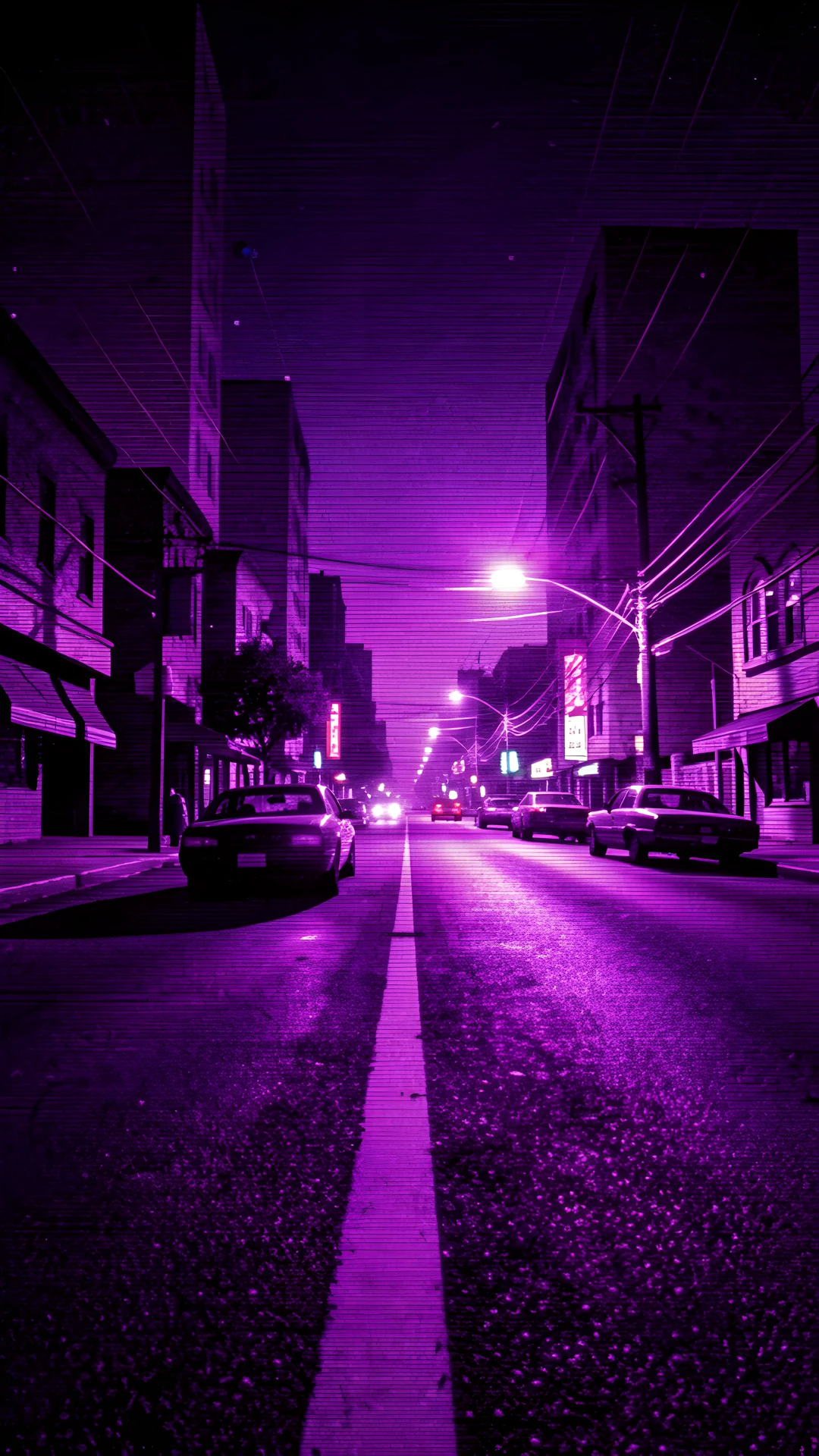 Purple Sunset Highway