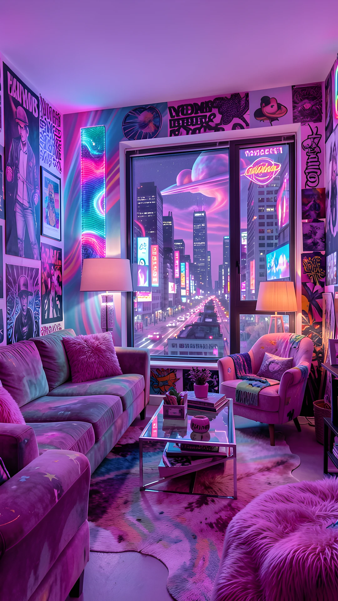 Retro Cityscape