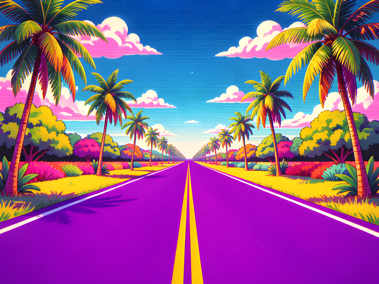 Rainbow Road Vibrant