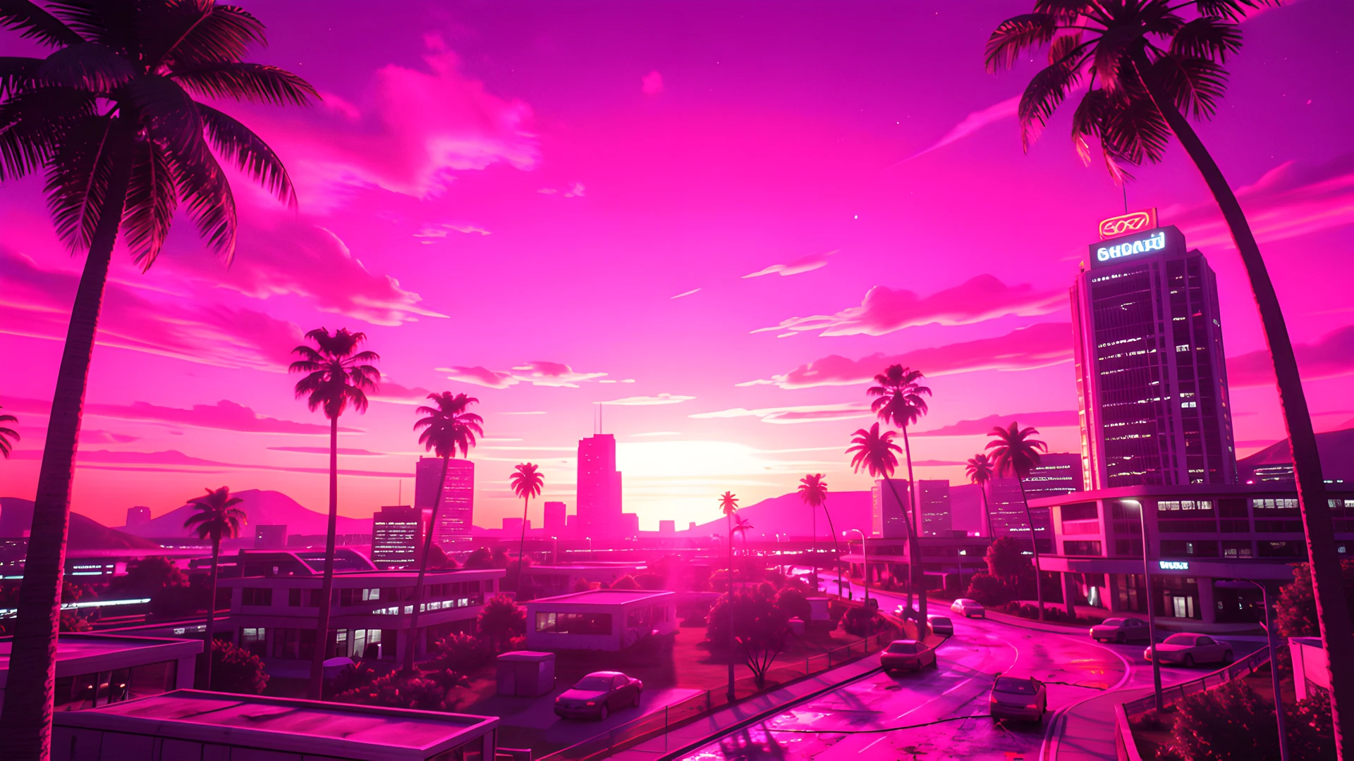 Neon Cityscape