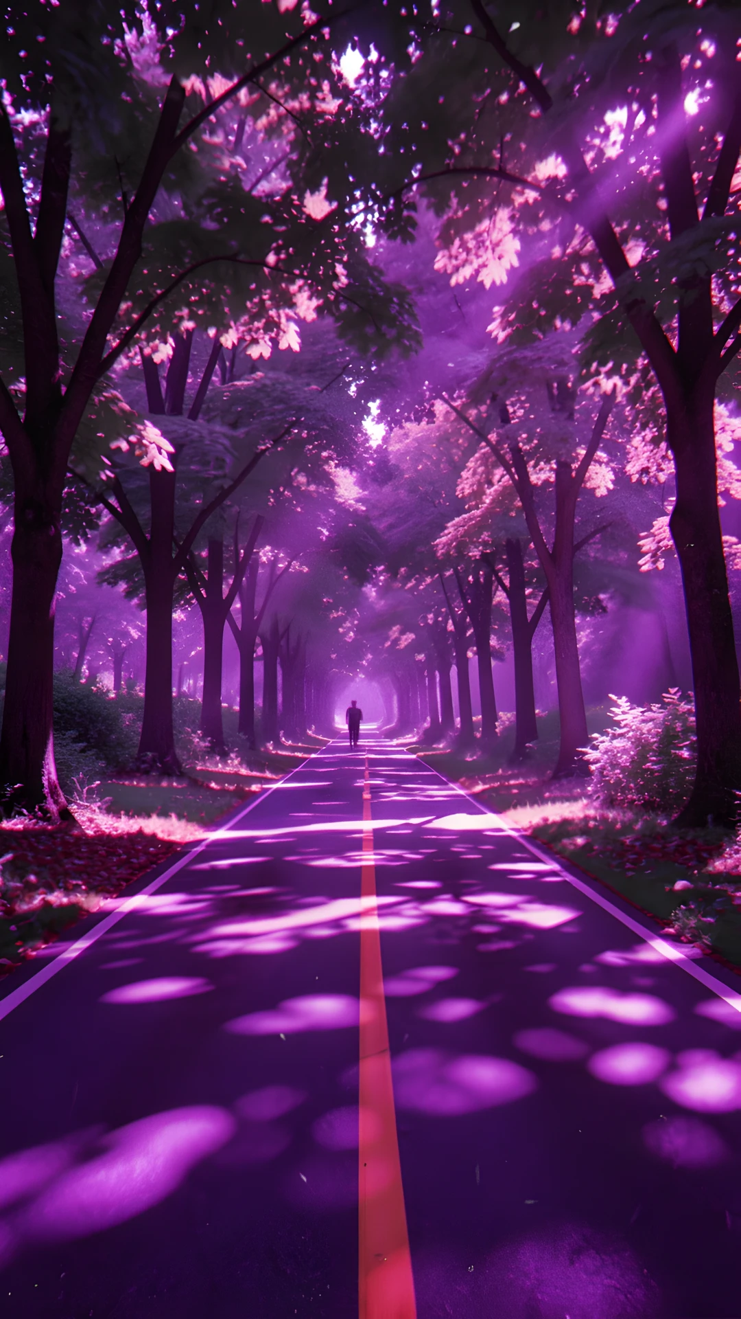 Retro Purple Glow