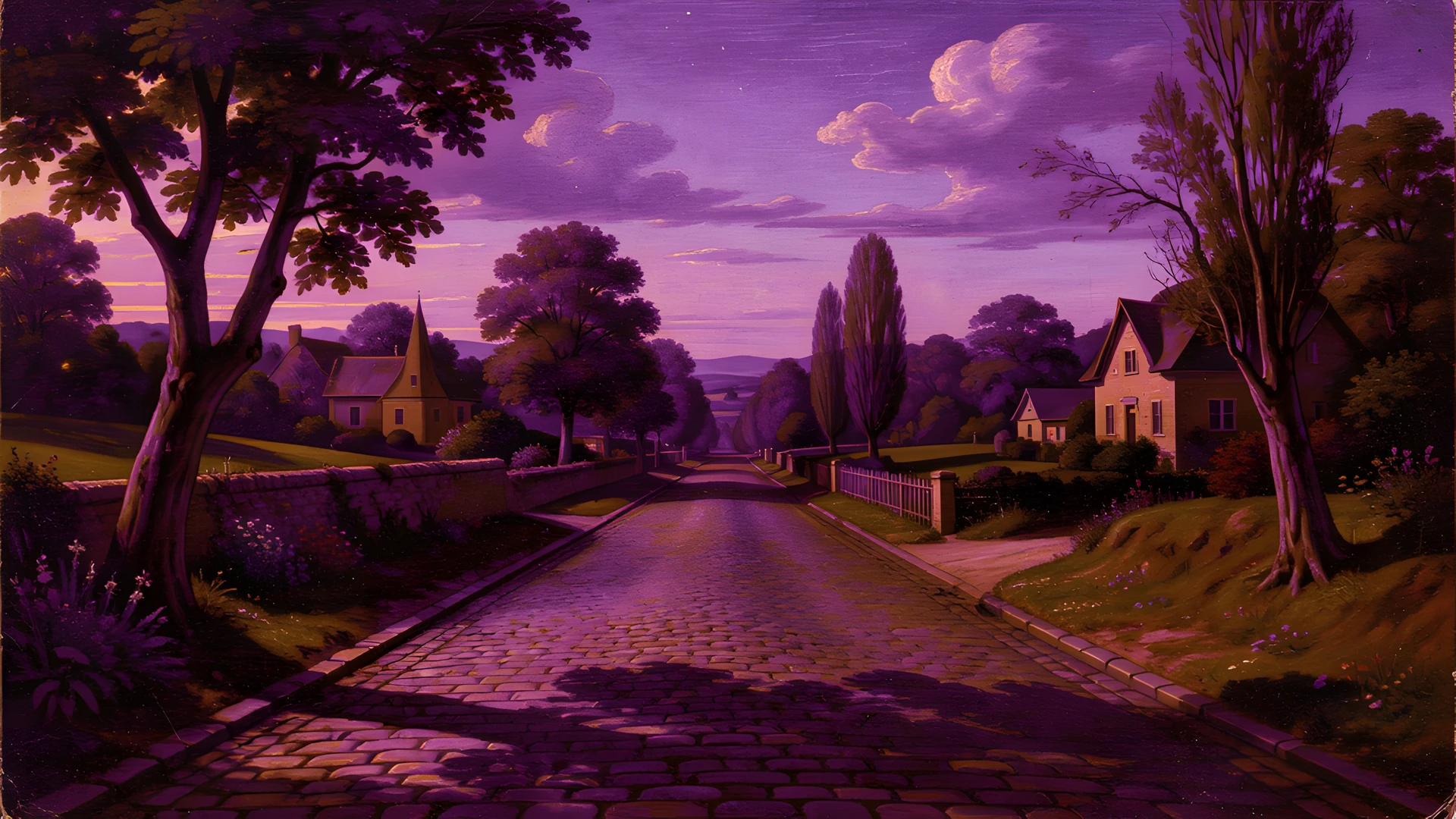 Purple Retro Highway