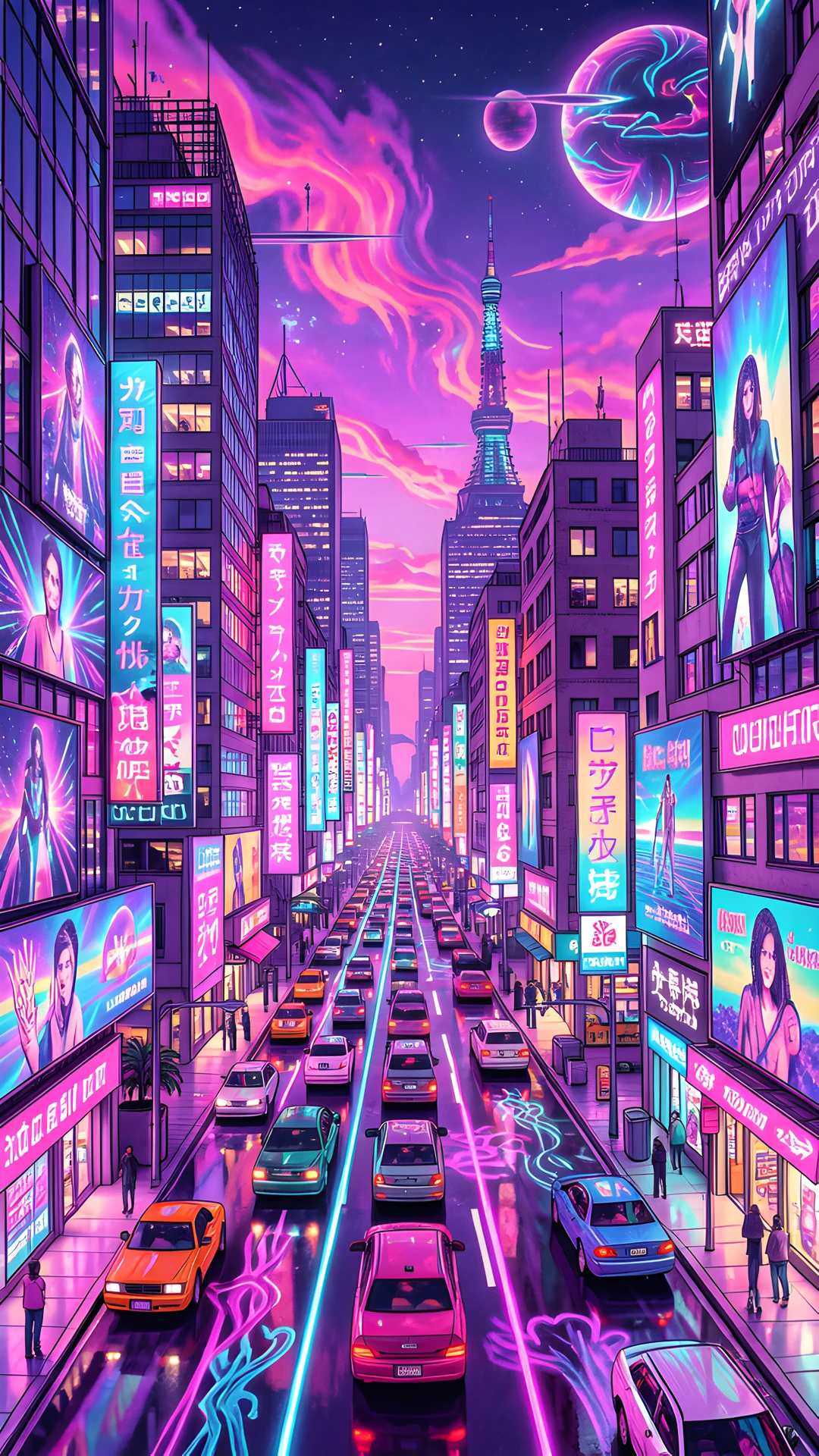 Neon Cityscape