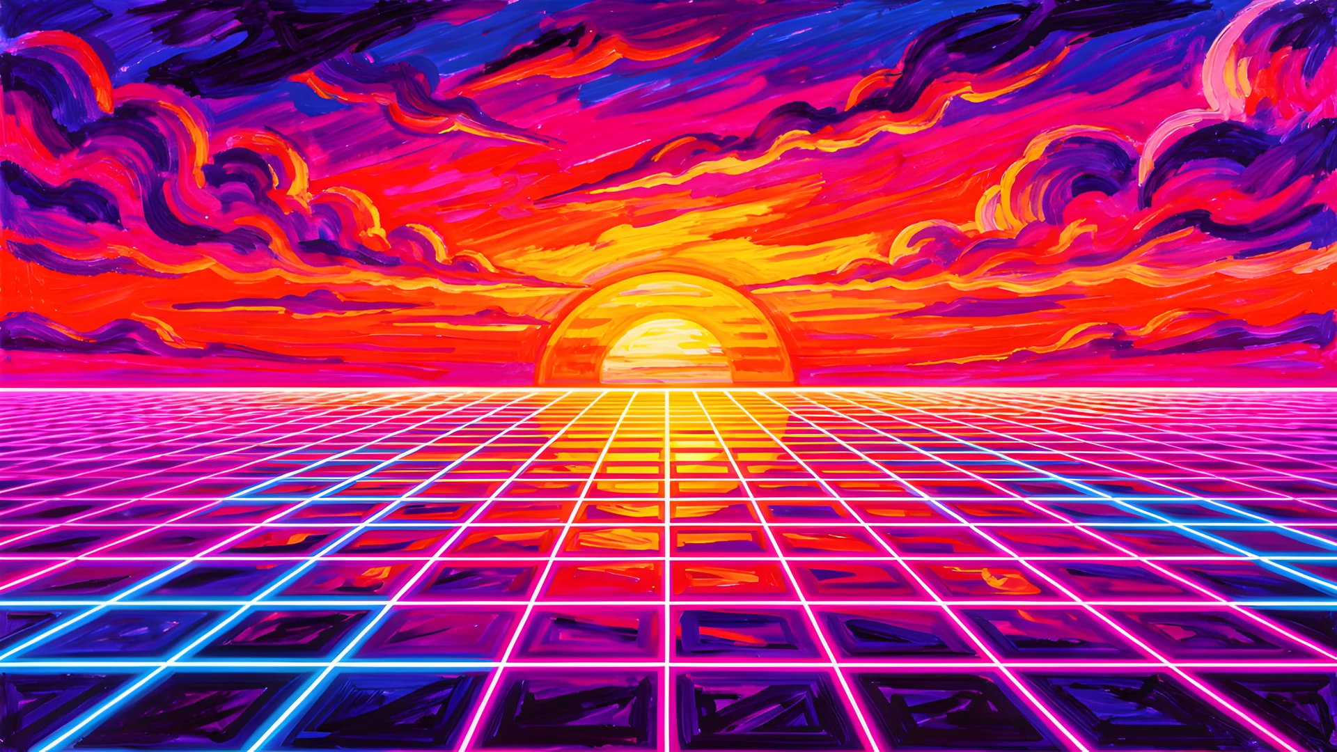 Neon Cityscape