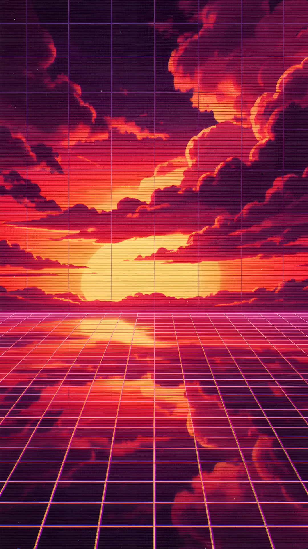 Electric Grid Sunset
