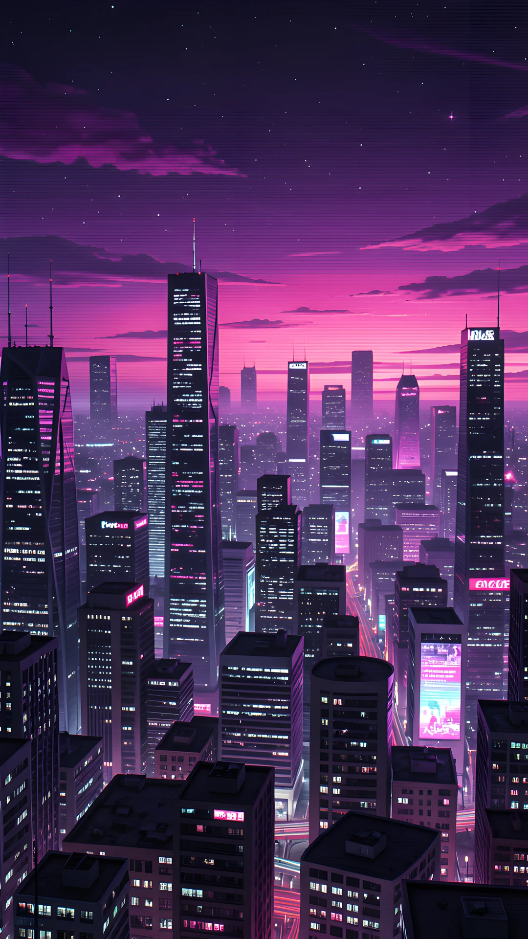 Neon Cityscape