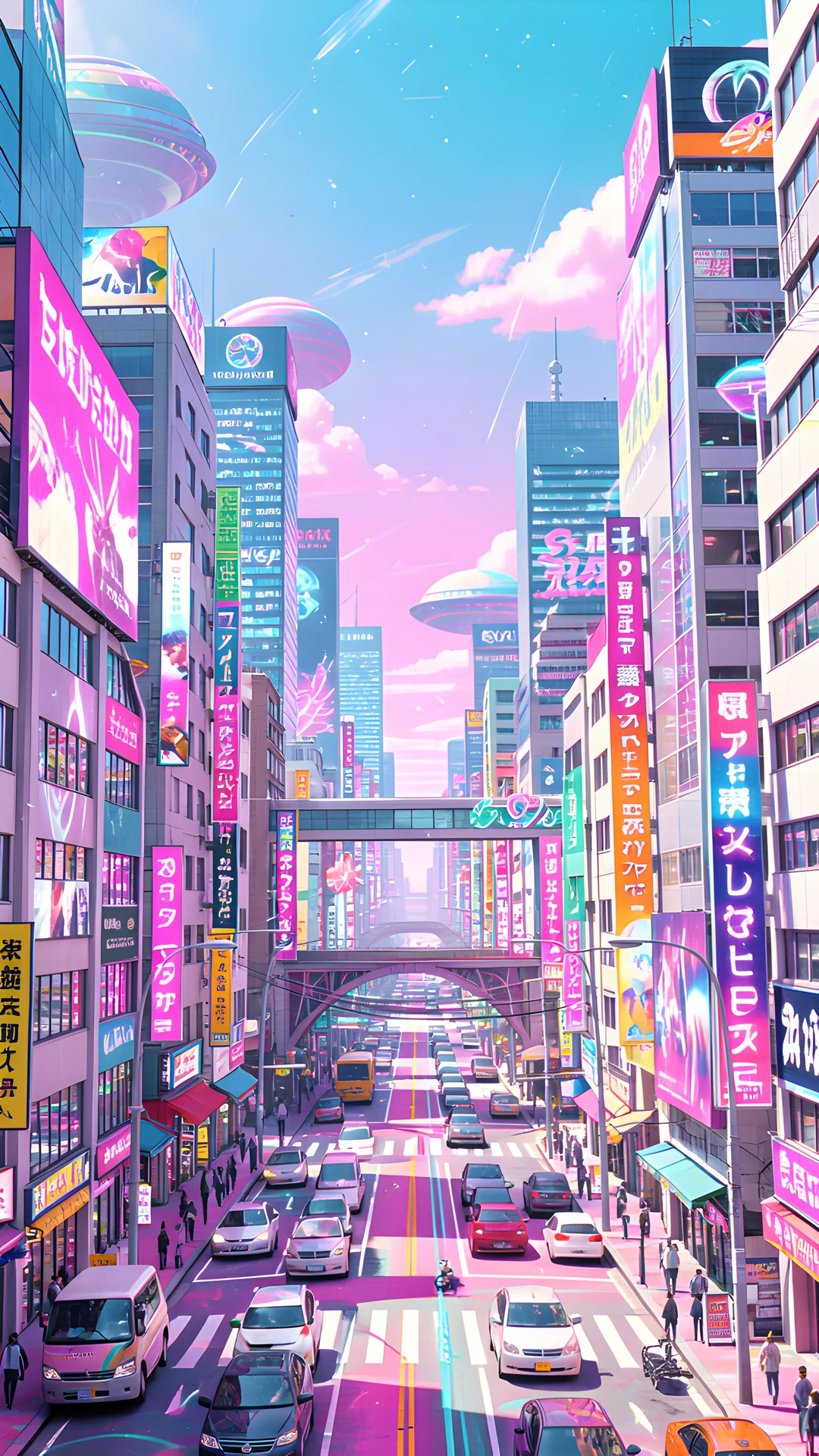 Retro Cityscape