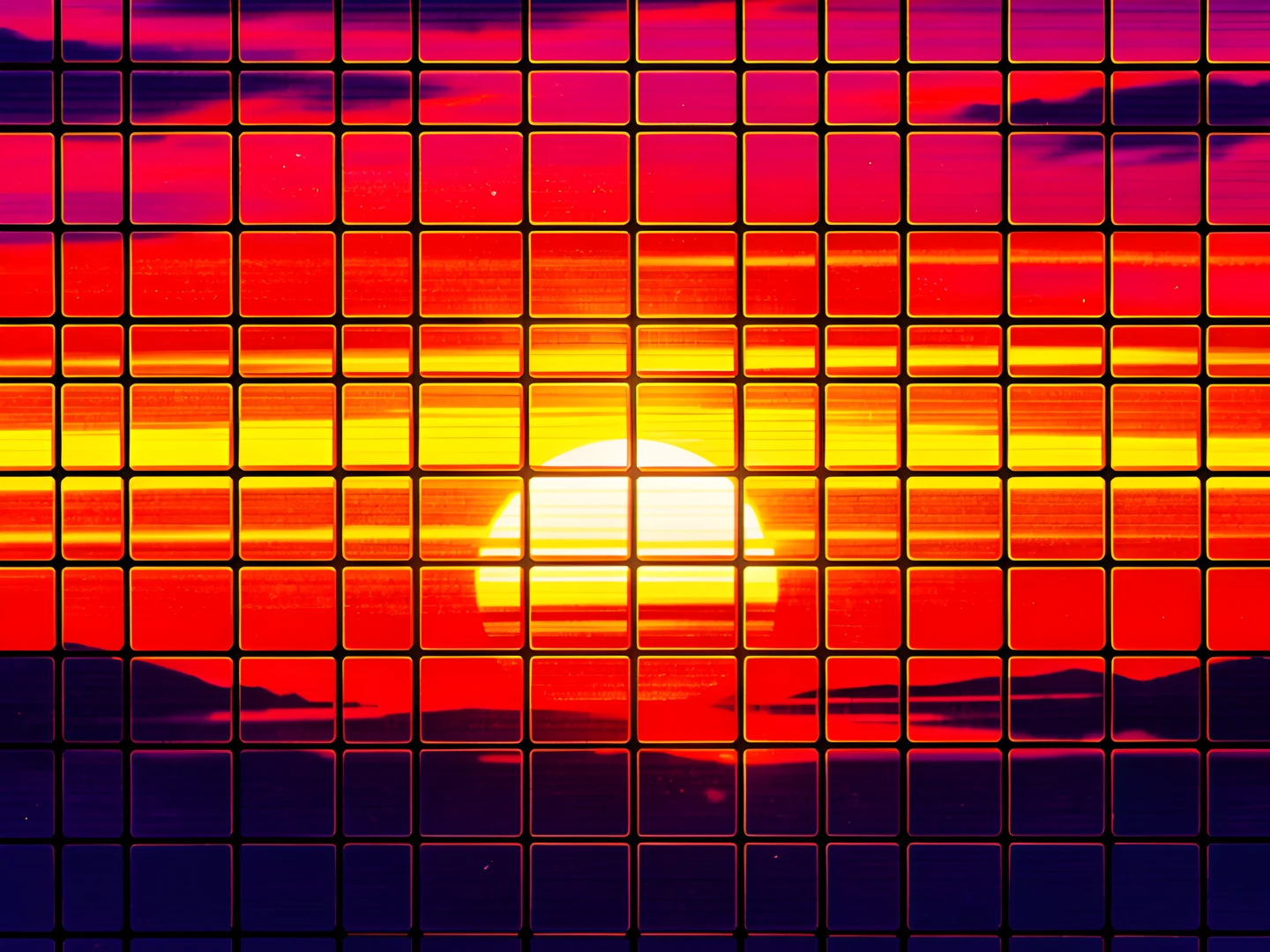 Electric Rainbow Pattern