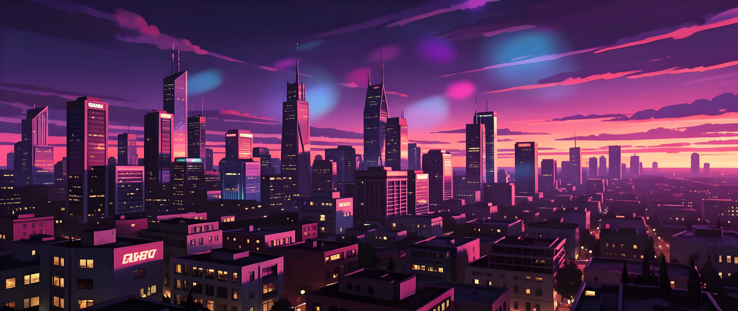 Dark Cityscape Urban