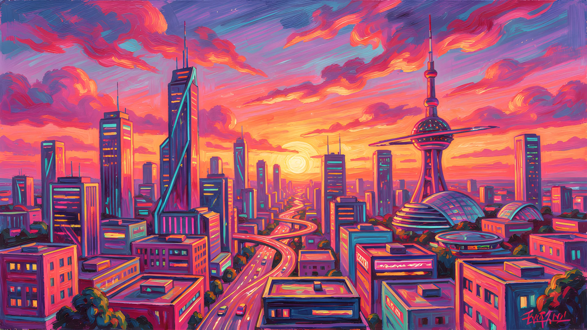 Cyber Cityscape