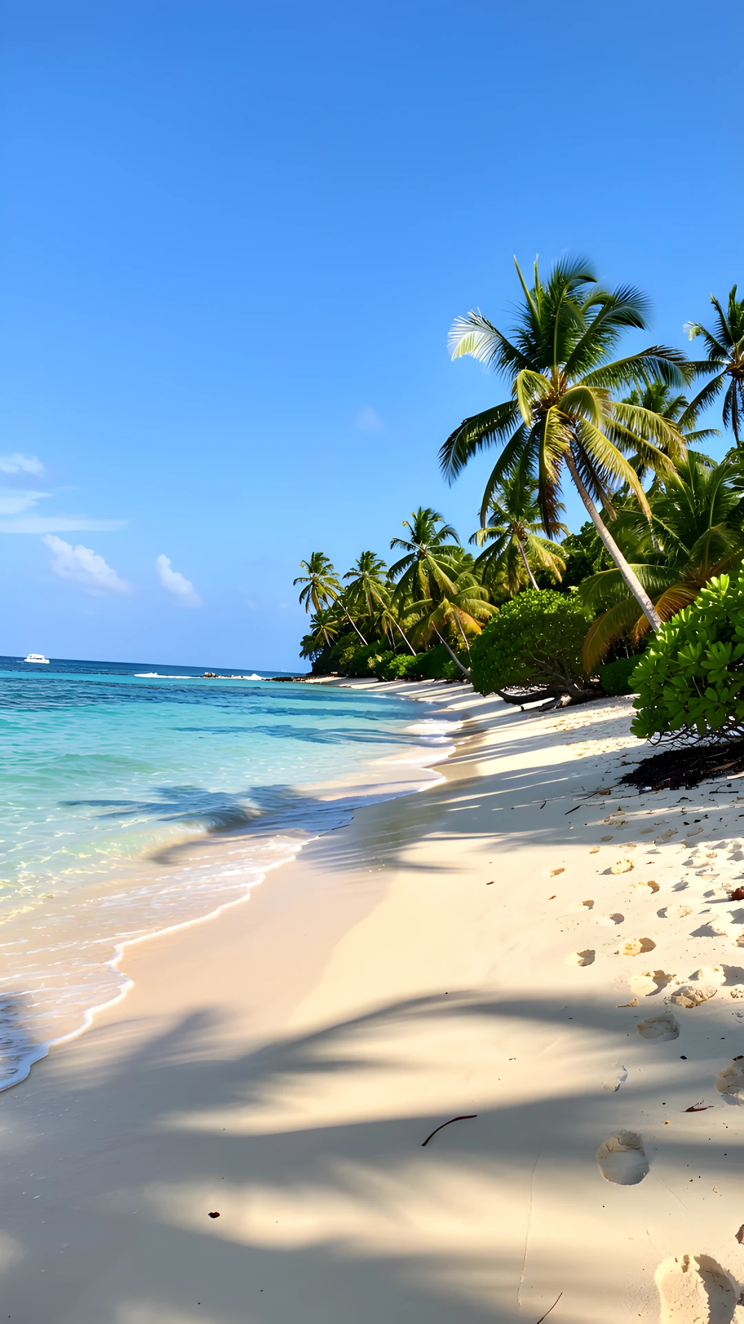 Island Beach Scene