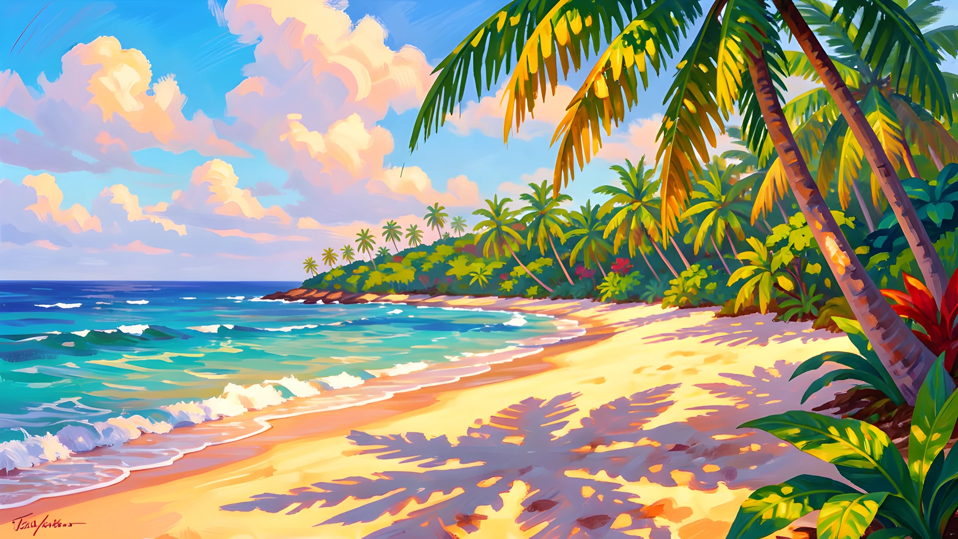 Island Morning Glow
