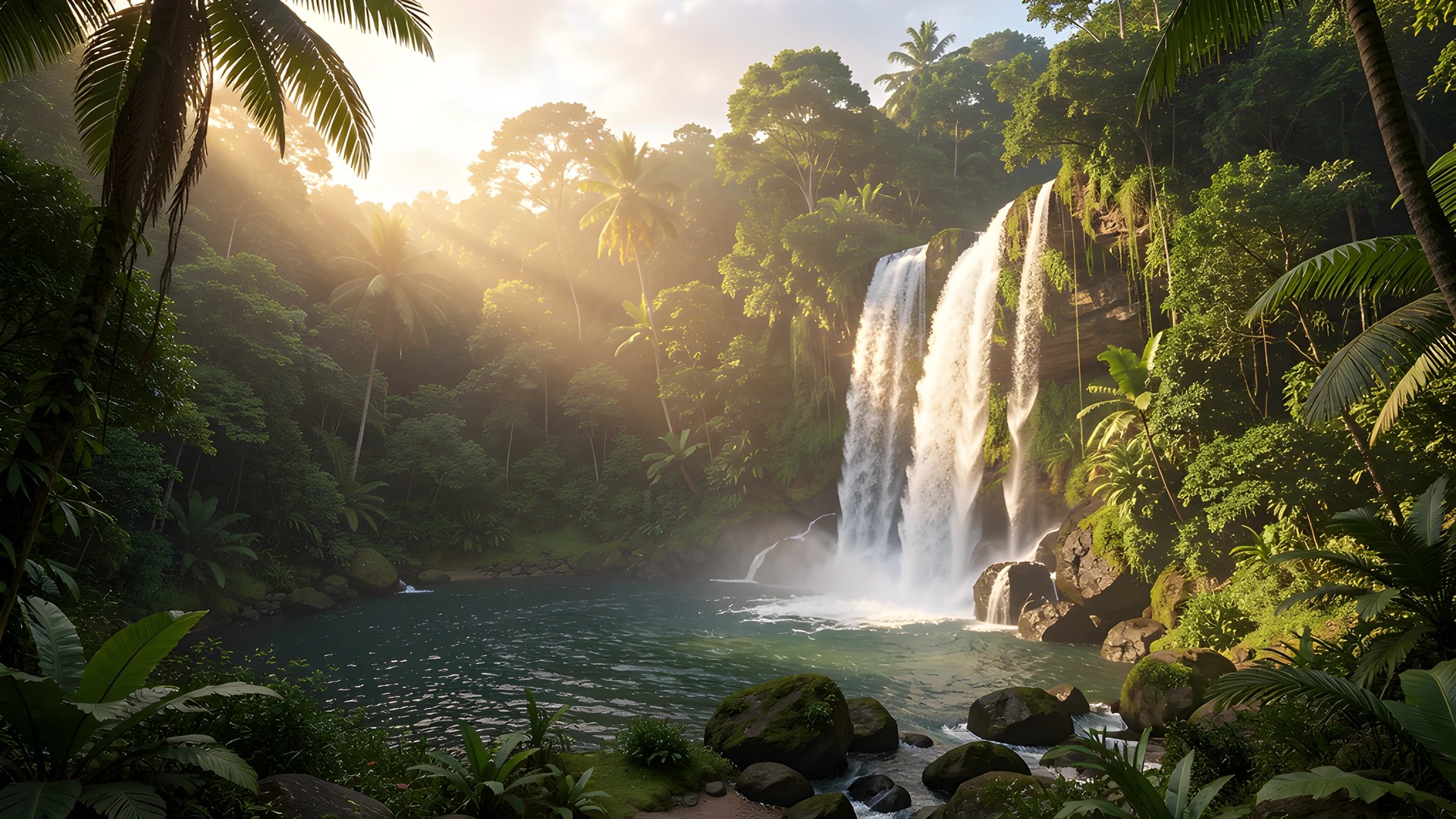 Tropical Jungle Oasis
