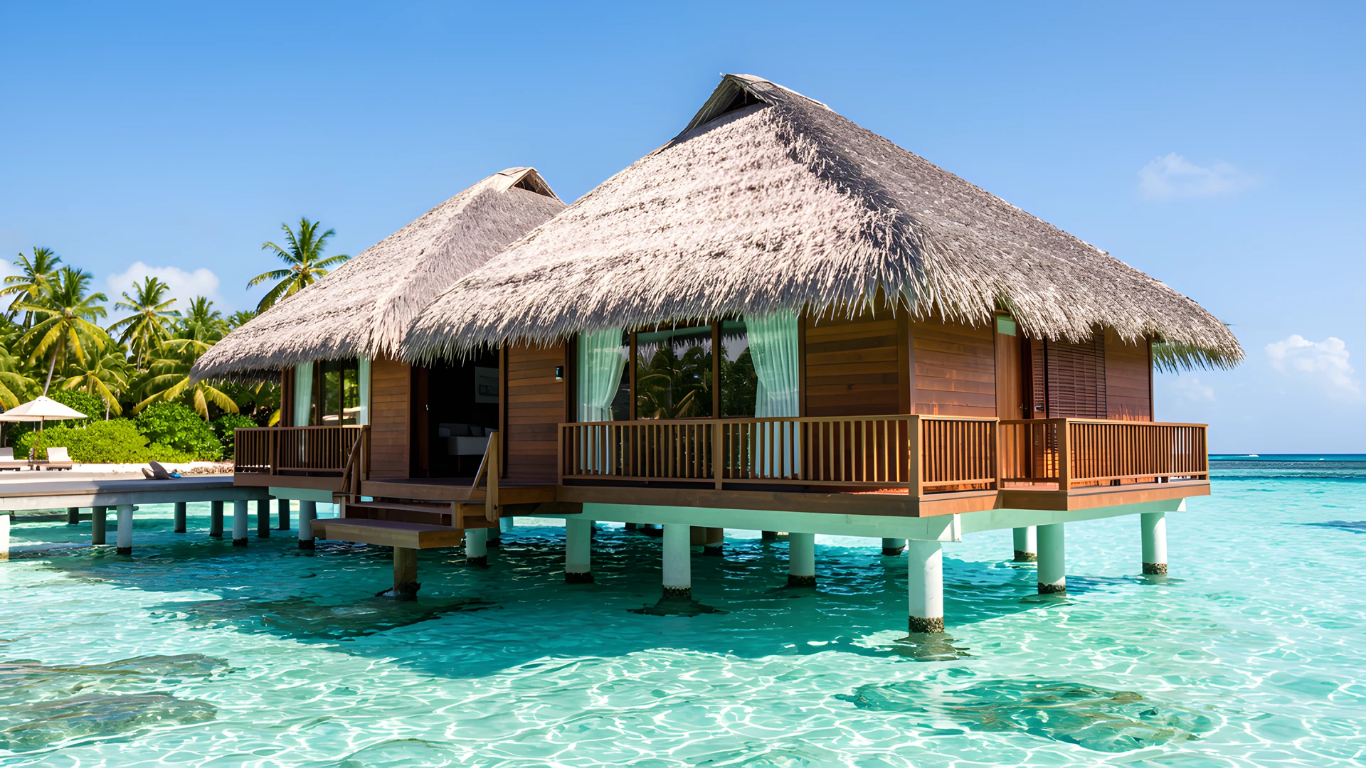 Turquoise Island Scene