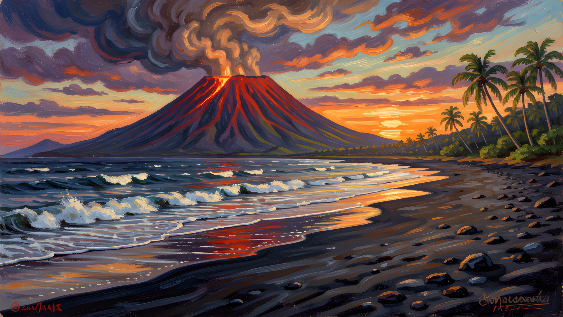 Volcanic Sunset