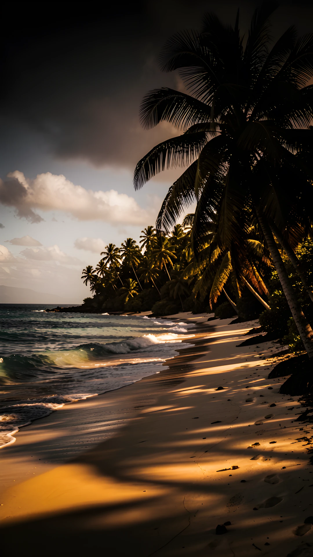 Golden Coast Scene