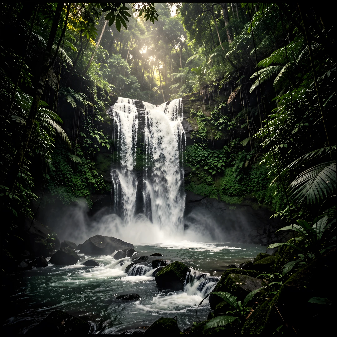 Misty Jungle Falls