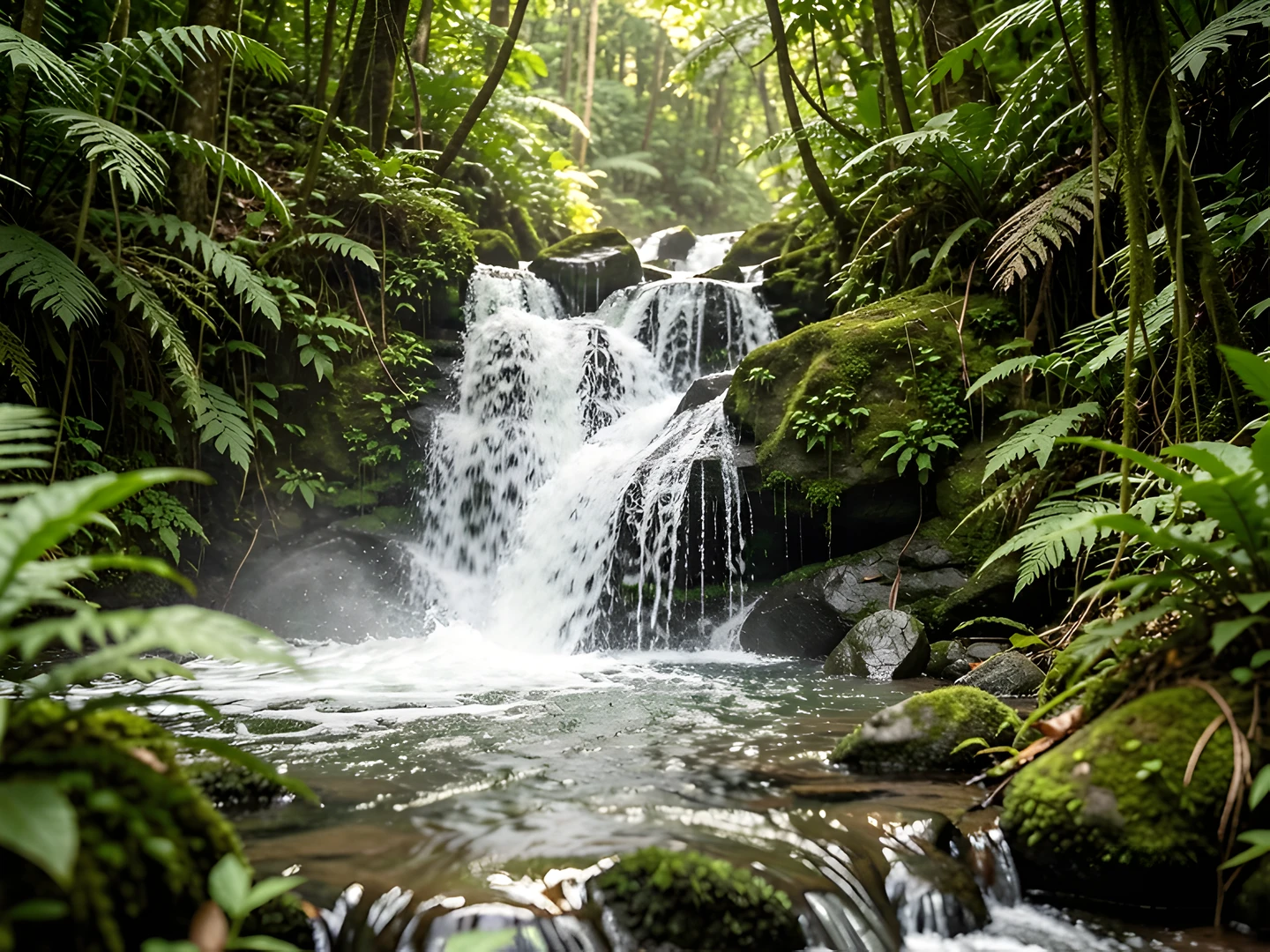 Jungle Waterfall Paradise