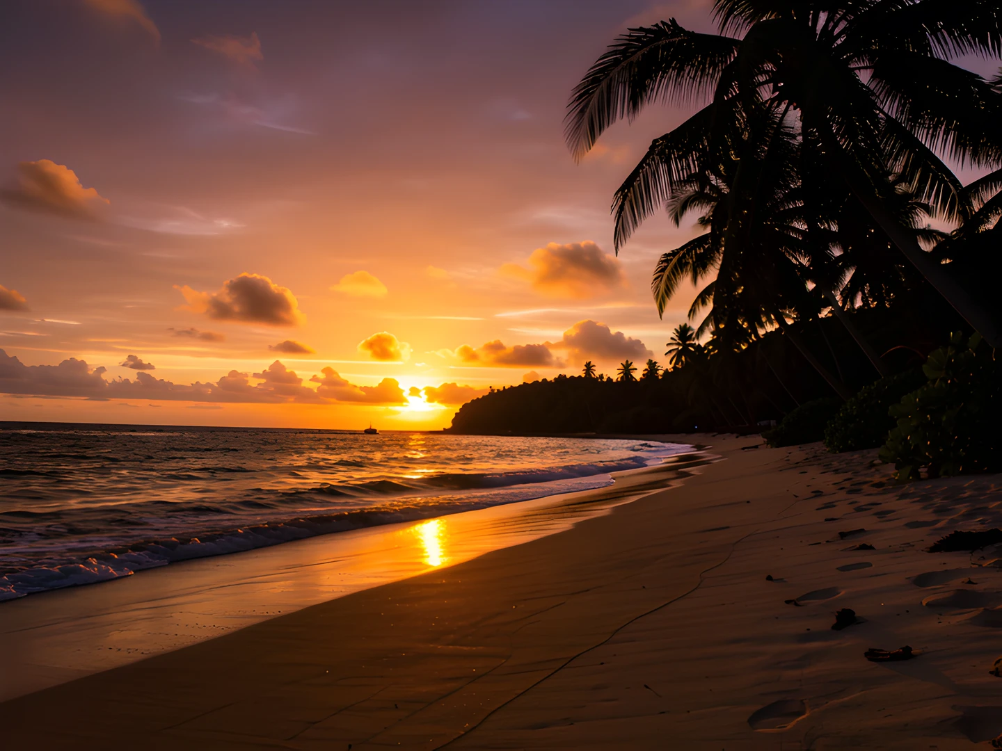 Island Sunset Glow