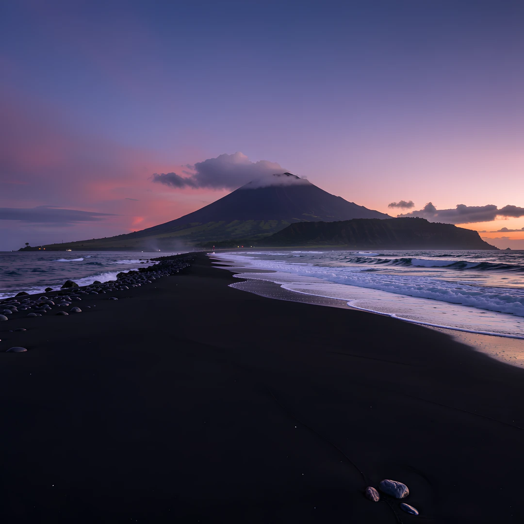 Hawaiian Volcano Sunset