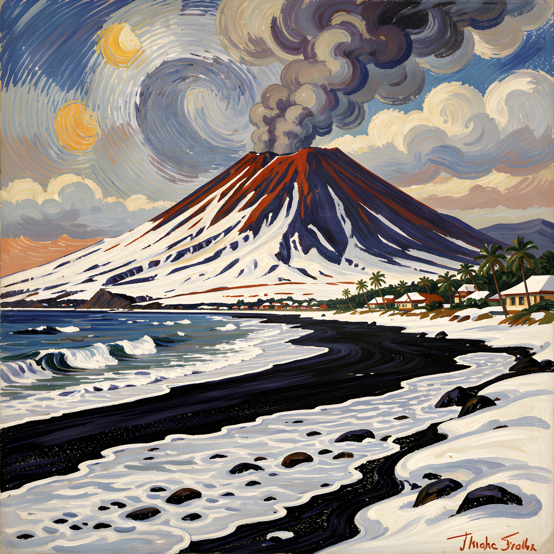 Volcano Sunset