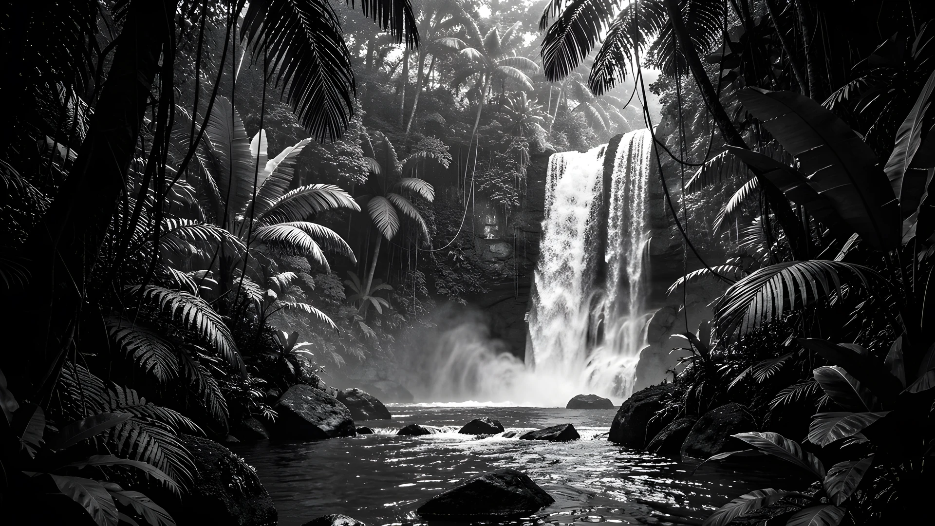 Dark Jungle Oasis