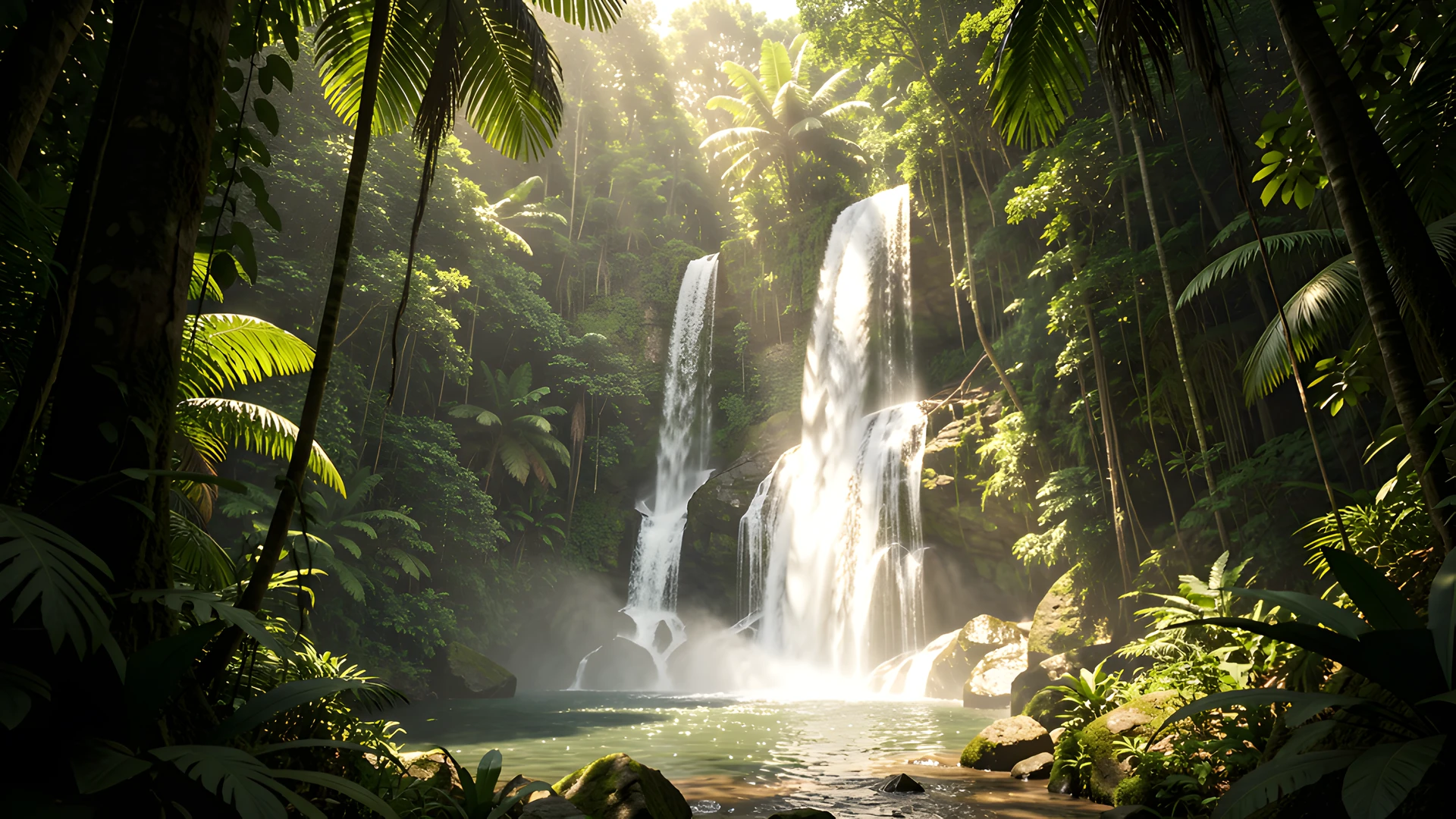 Dark Jungle Oasis