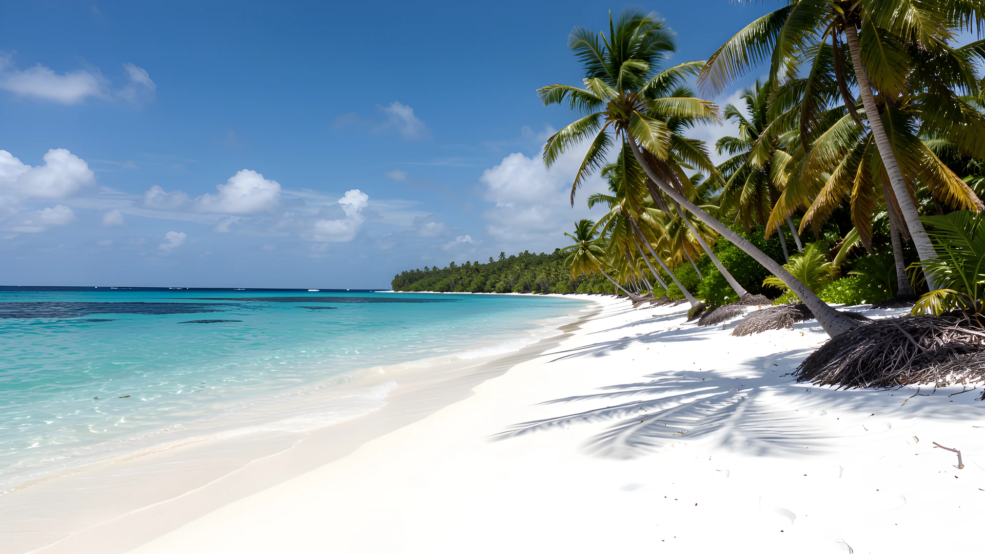 Snowy Island Oasis