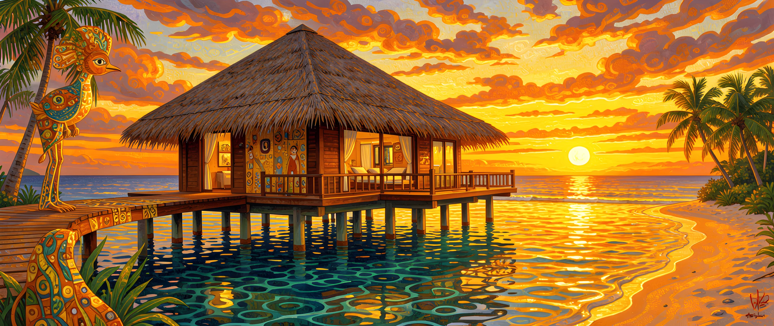 Golden Sunset Hues