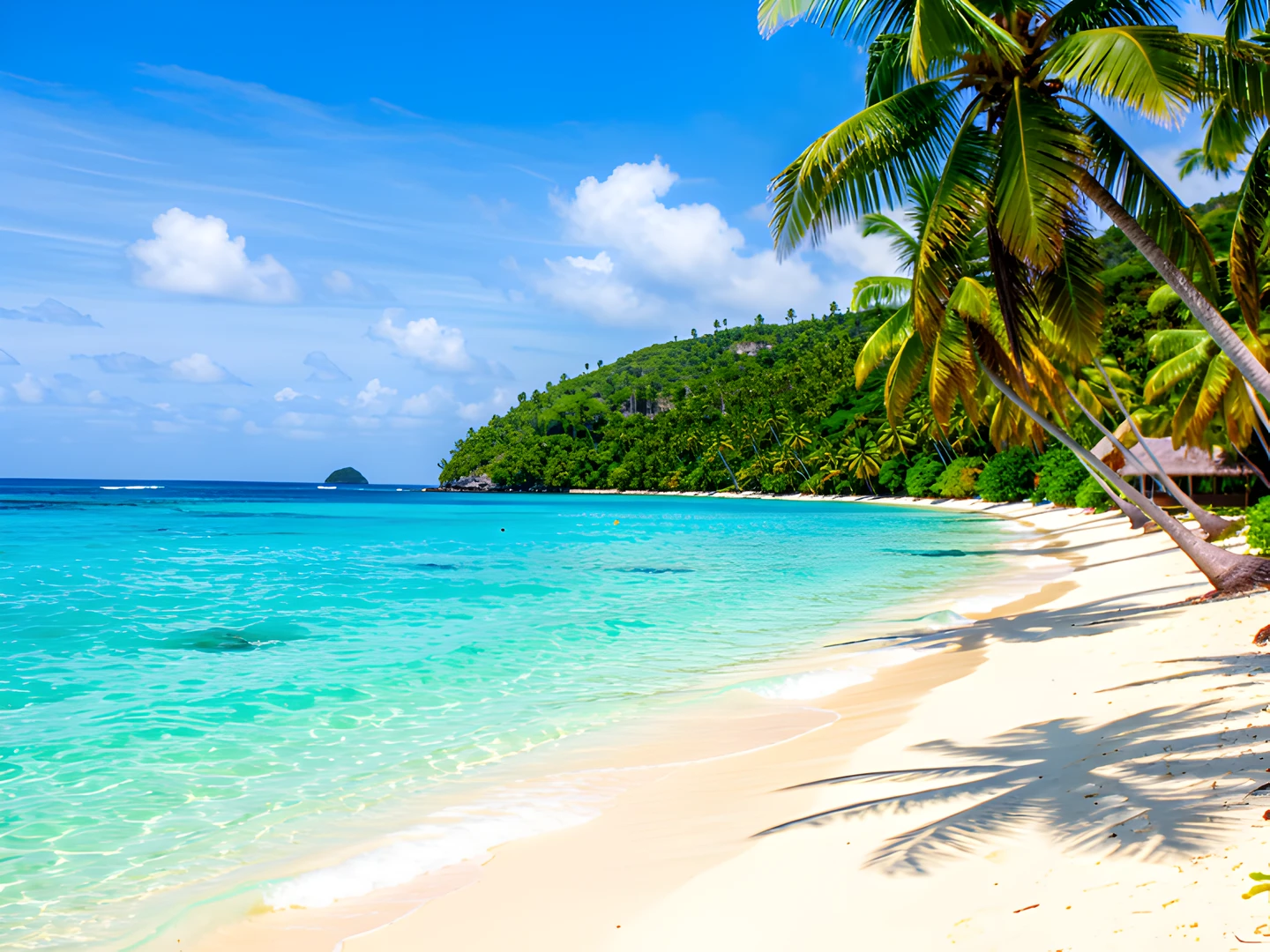 Island Paradise Scene