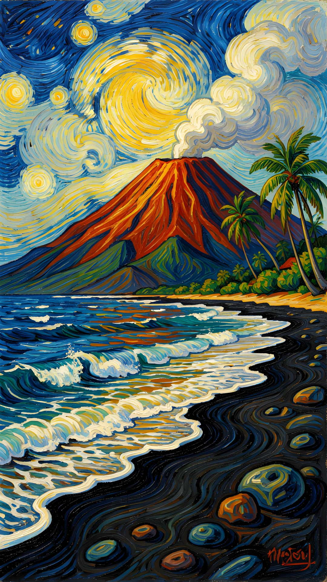 Volcanic Landscape Desert