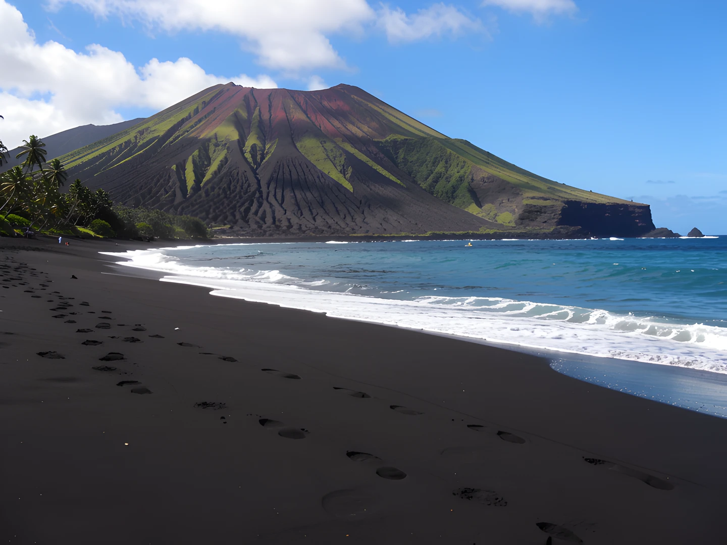 Volcanic Island Shore