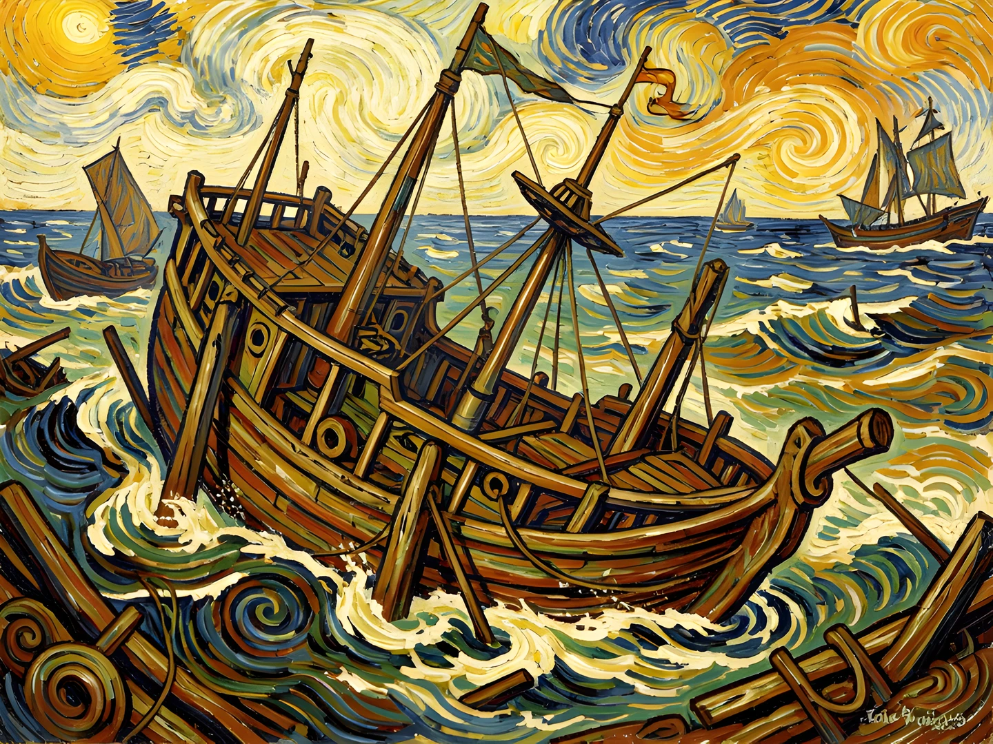 Sunken Van Gogh