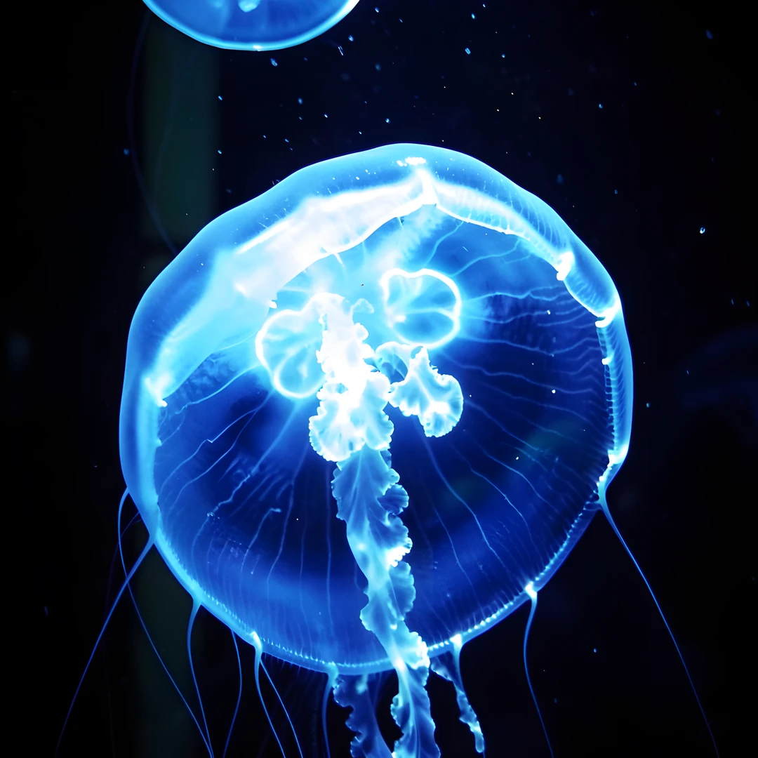 Glowing Jellyfish Field