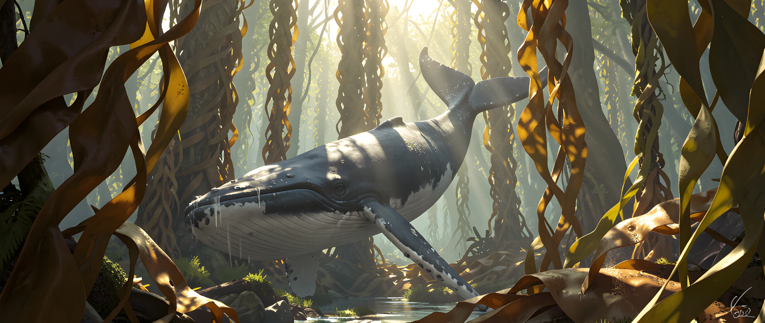 Oceanic Aquatic Scene