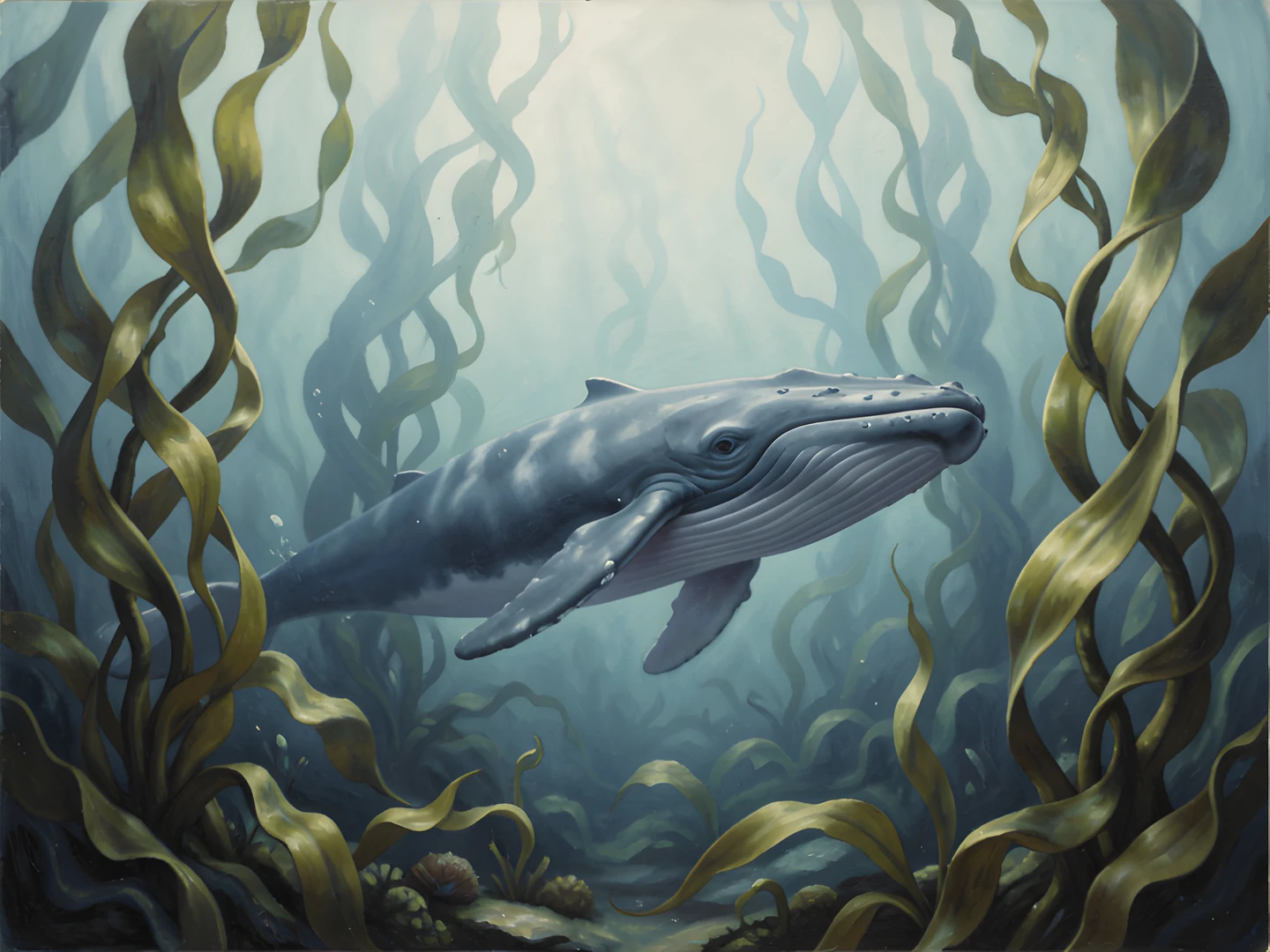 Whale In Kelp
