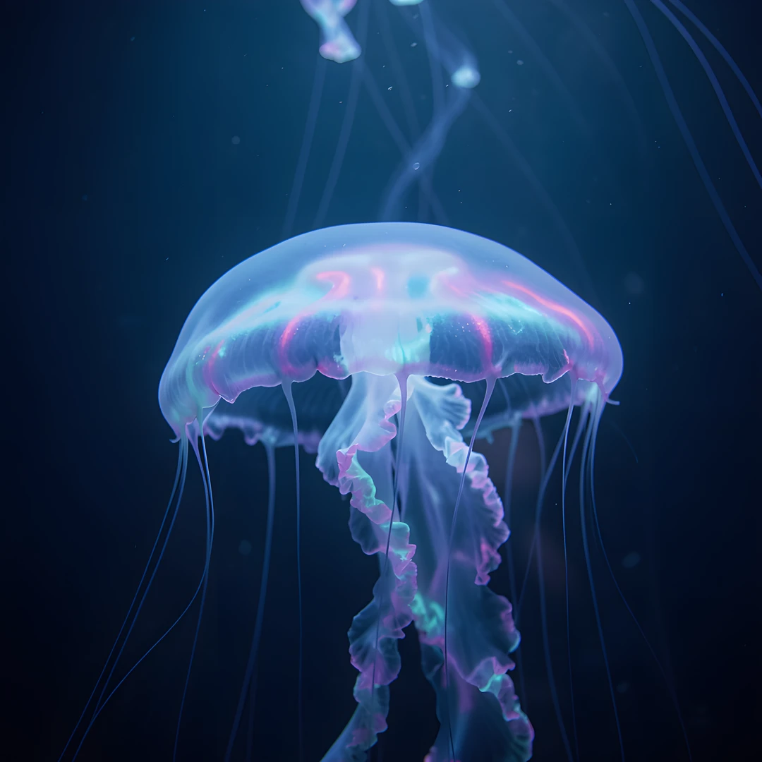 Oceanic Glow Waves