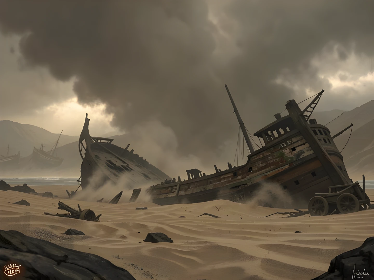 Desert Wreckage