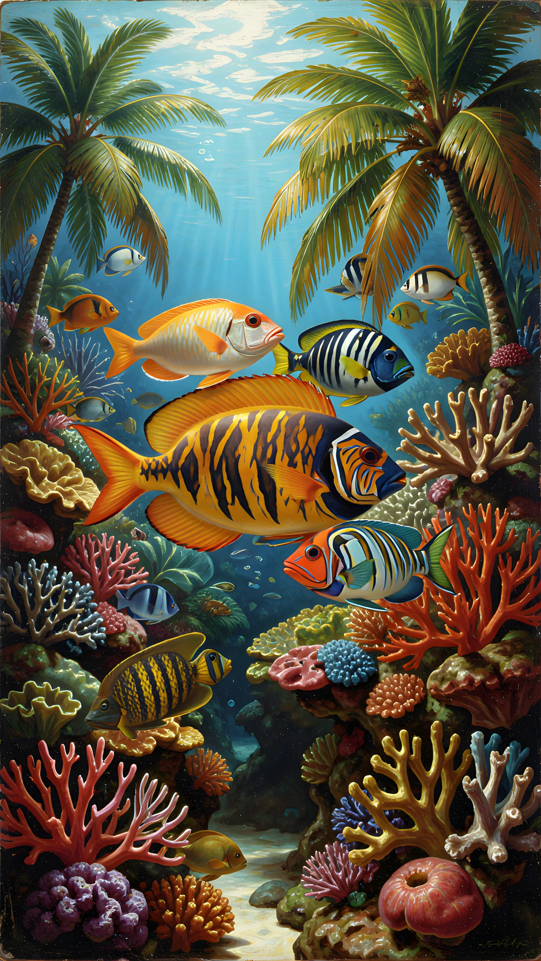 Vibrant Ocean Scene