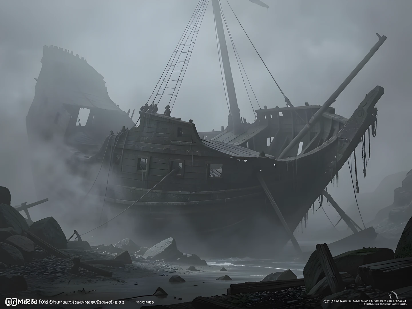 Misty Ocean Grave