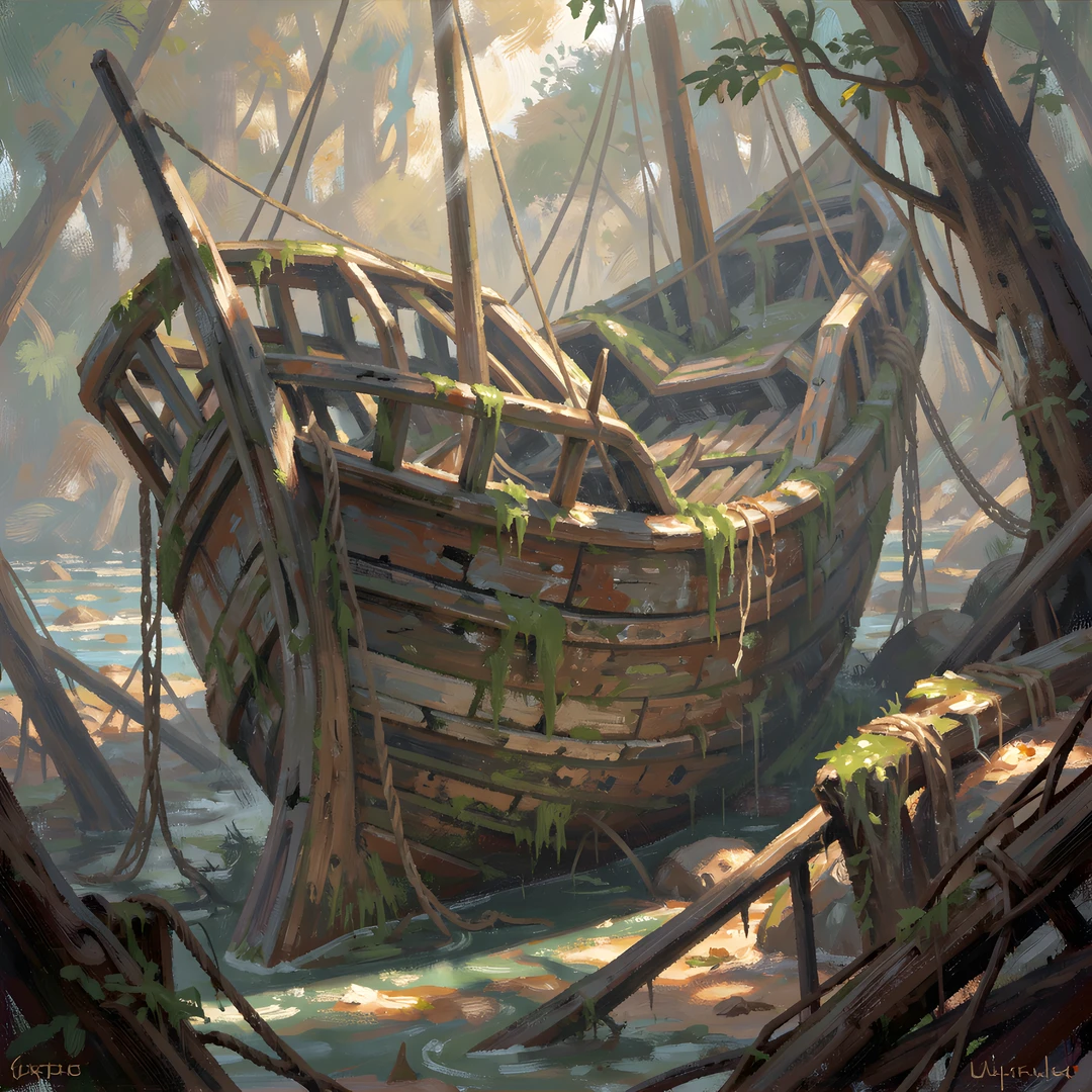 Rusty Cliffside Ruins