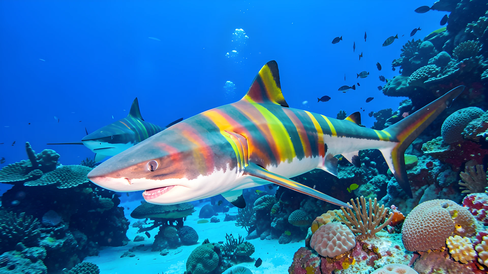 Shark Ocean Scene