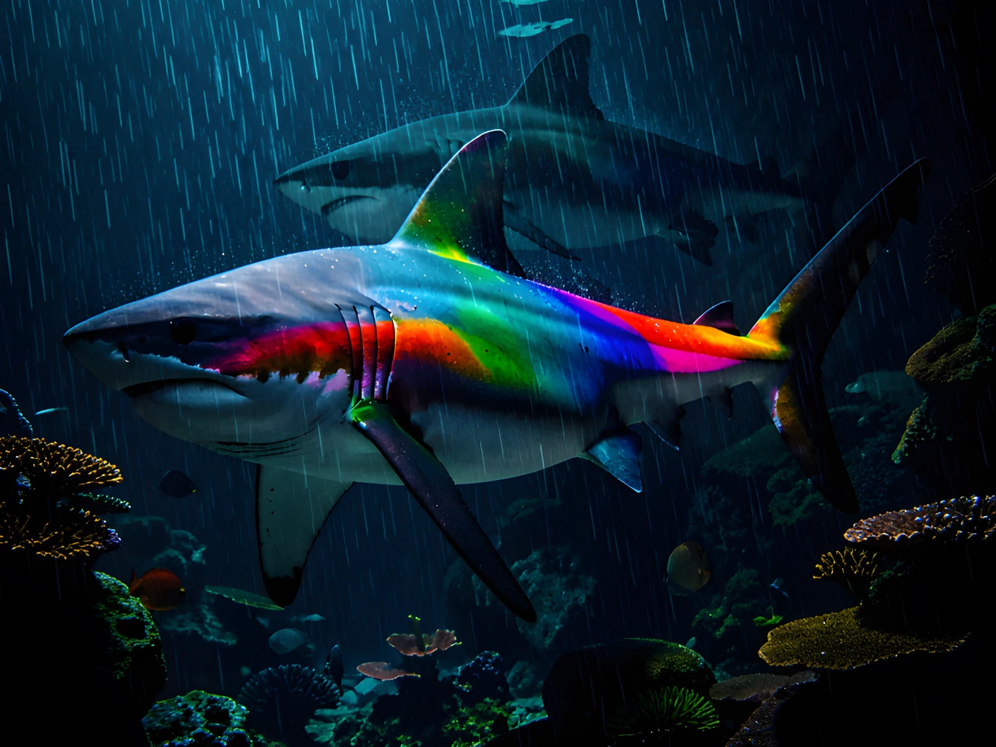 Shark Reef Night